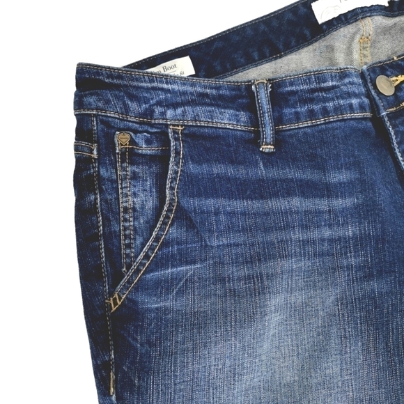 Torrid Women's 16S Mid Slim Boot Cut Blue Heart - Picture 4 of 16